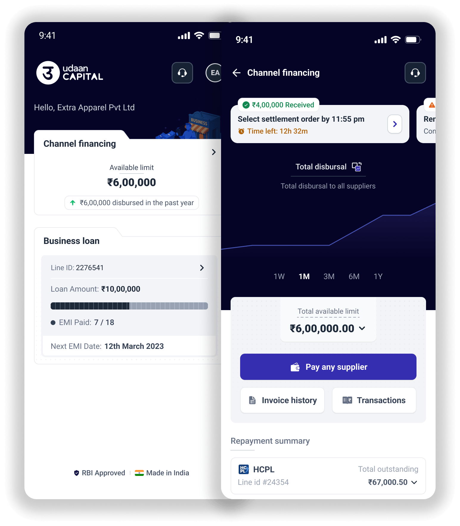 udaanCapital borrower app