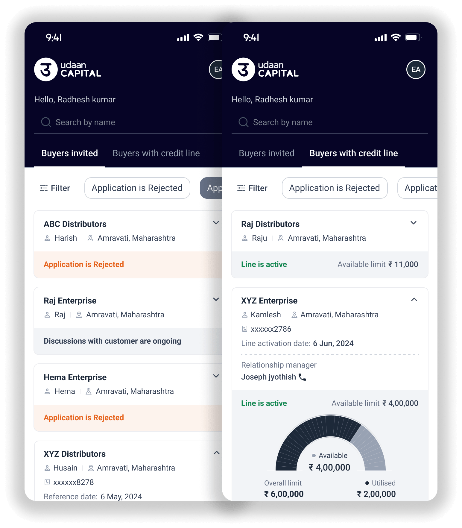 udaanCapital partner app